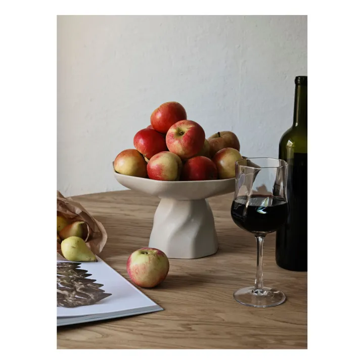 Broste Copenhagen Coupe à fruits en grès Limfjord | Beige