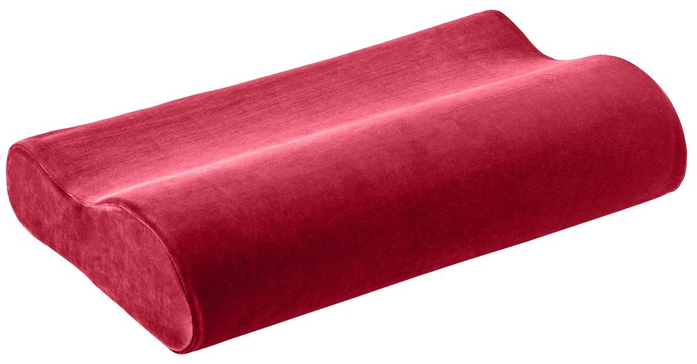 ELSA Nackenkissen 50x11cm inklusiv Veloursbezug bordeaux 1 Stk