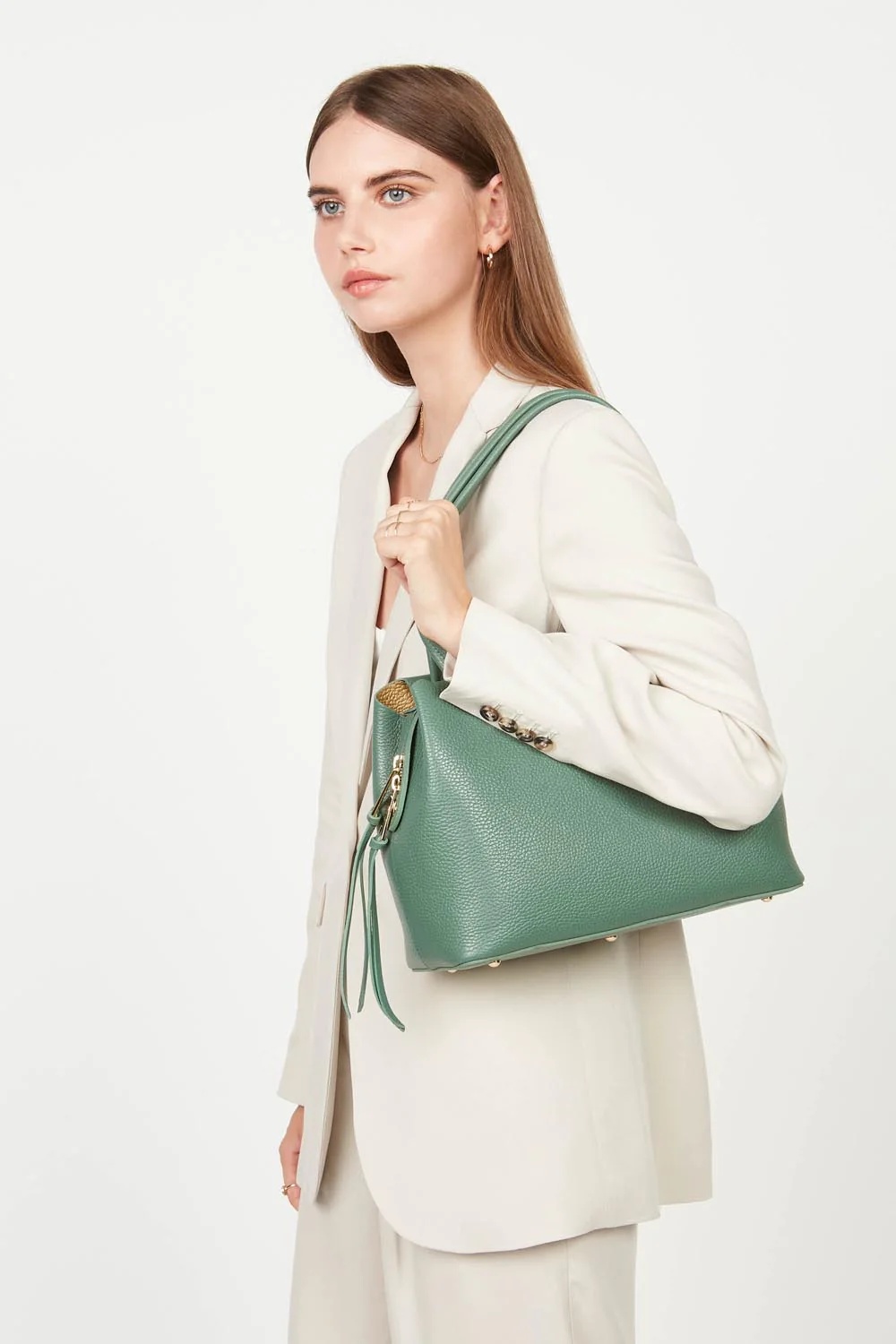 Foulonné Double-Sac cabas épaule