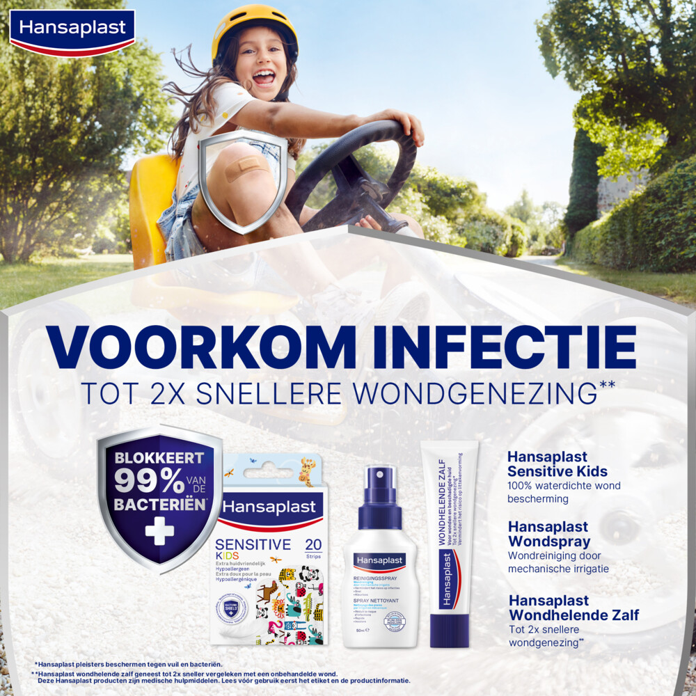 Hansaplast Sensitive Kids 20 stuks
