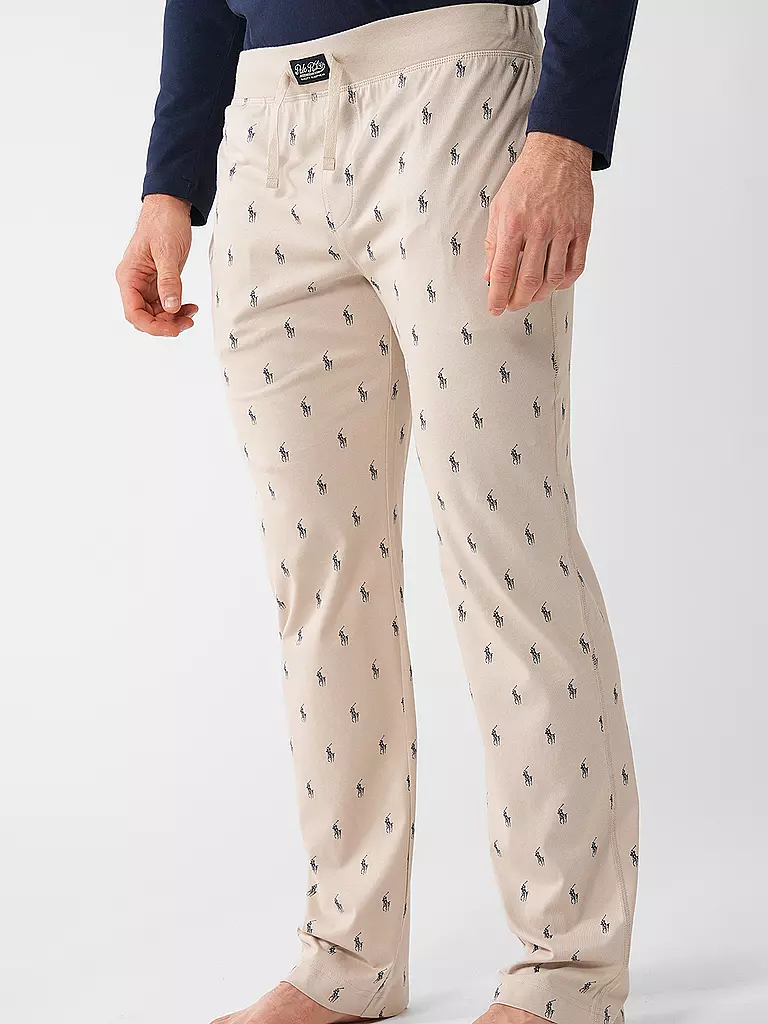 POLO RALPH LAUREN Pyjama Hose  hellgrau