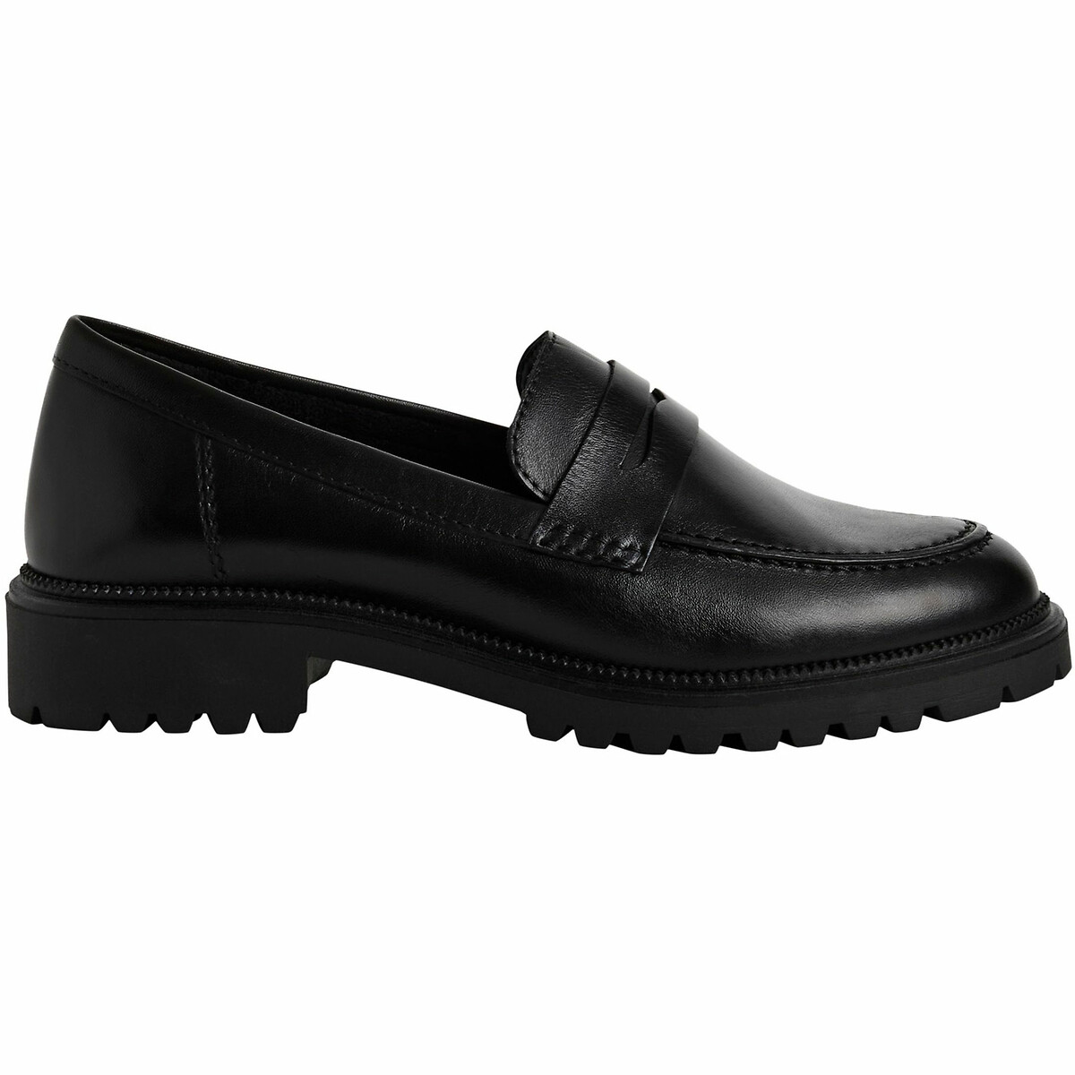 TAMARIS<br>Mocassins em leer
