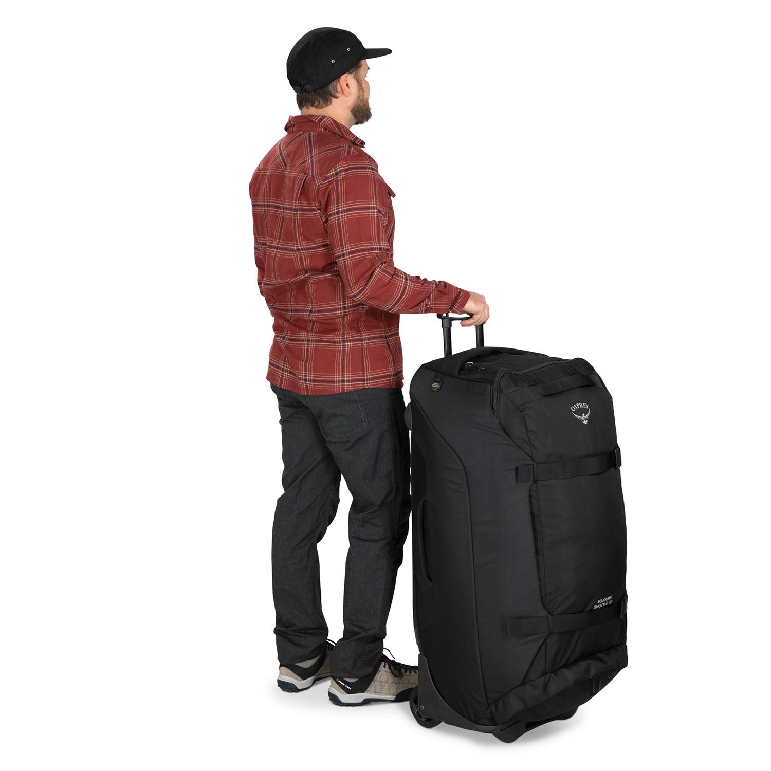 Osprey Sojourn Shuttle Wheeled Duffel 130L black