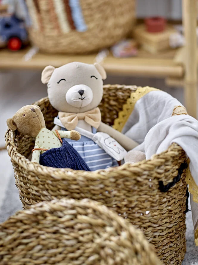 Bloomingville Mini Teddie Tandfe, Blå, Polyester Blå