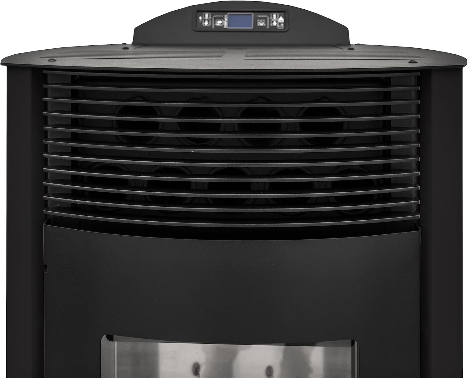 STUFE A PELLET ITALIA Siberia Aria New 18 KW WiFi | Pelletöfen Effizienz 91% Heizt 180m² Autonomie 30 Std Programmierbar WiFi-Steuerung 5 Geschwindigkeiten und Kräfte 24 Monate Garantie Schwarz
