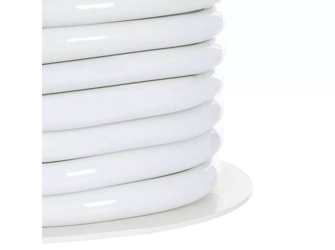 Bobine Néon LED Flexible 360º Rond Dimmable 220V AC 120LED/m IP67 Blanc Froid 50 Mètres sur Mesure Coupe Tous les 100cm Blanc froid