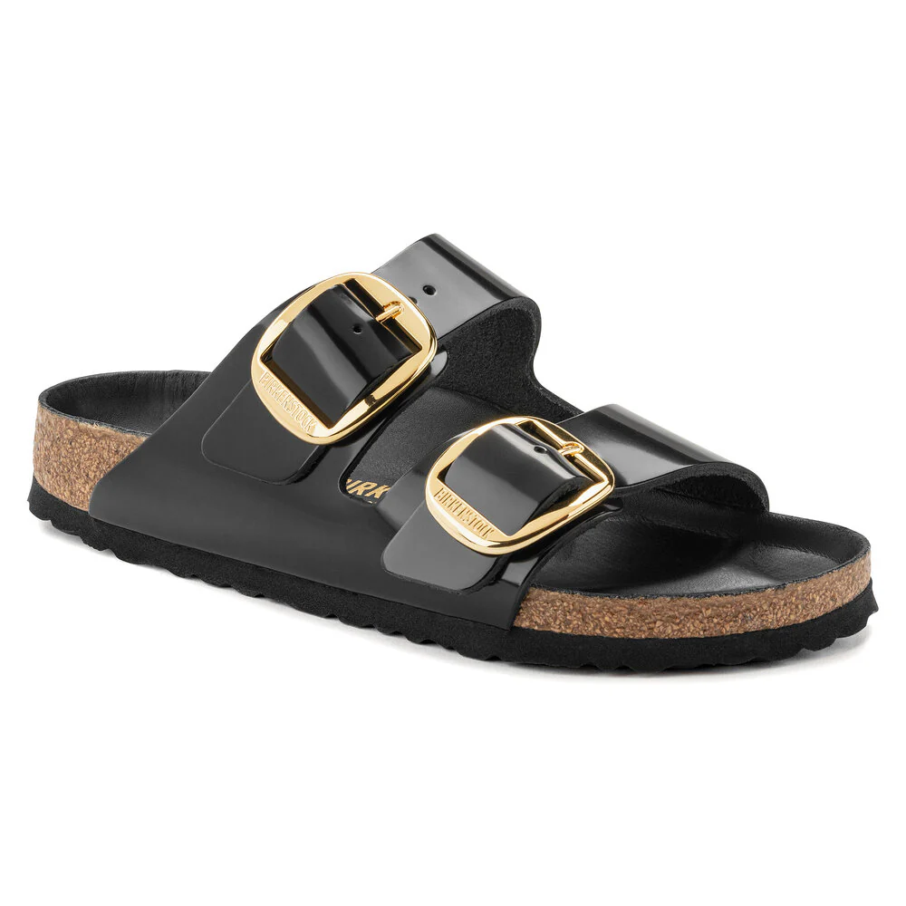 Birkenstock  Arizona Big Buckle sandal - High Shine Black