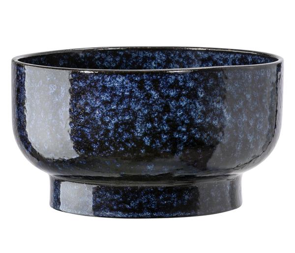 Dehner Keramik-Schale Pavone, rund, blau, ca.