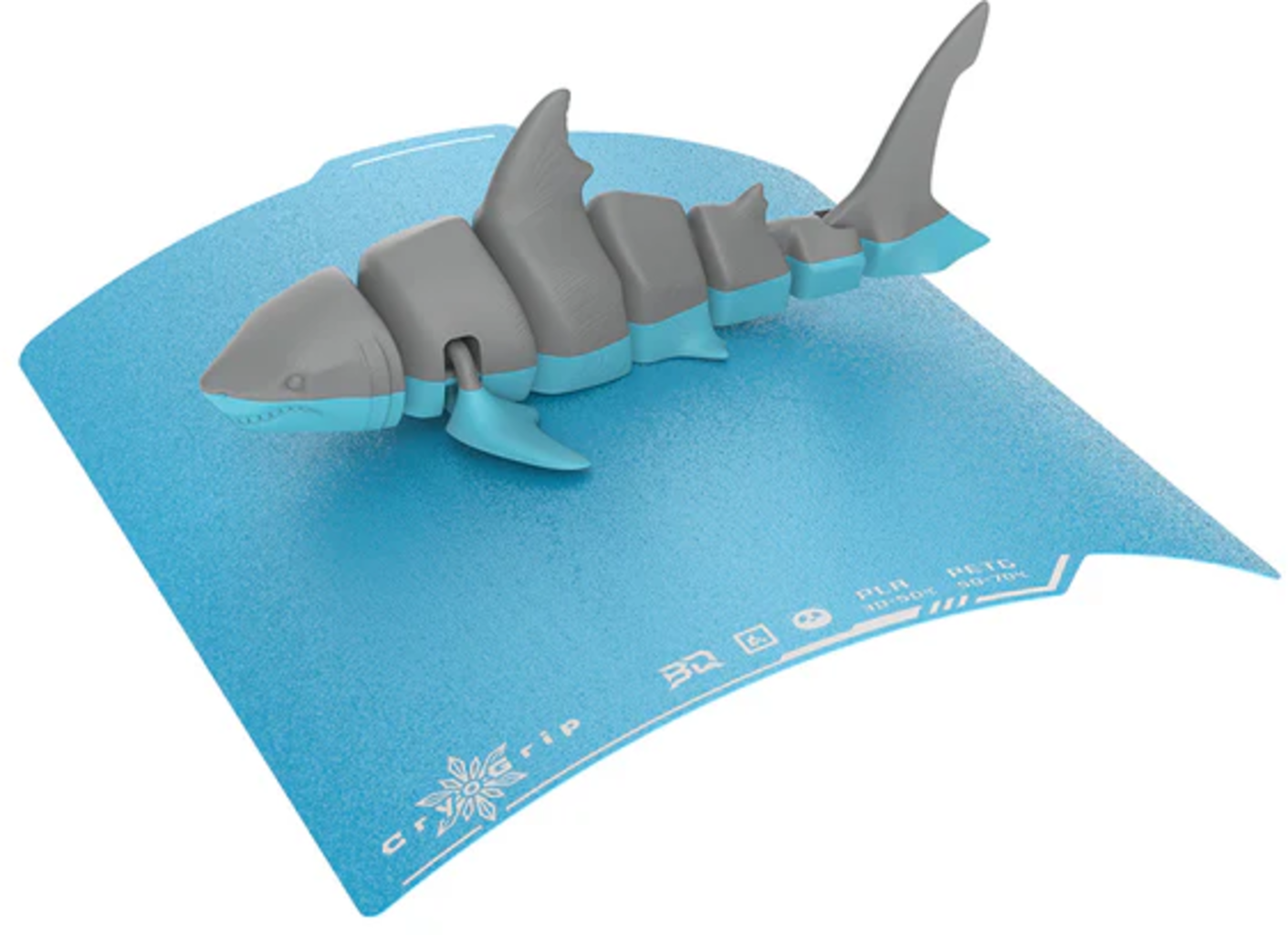BIQU  Panda Build Plate CryoGrip Pro Frostbite – Blue, Bambu Lab X1/P1/P2/A1    Haftung ohne Hitze für Bambu Lab 3D Drucker