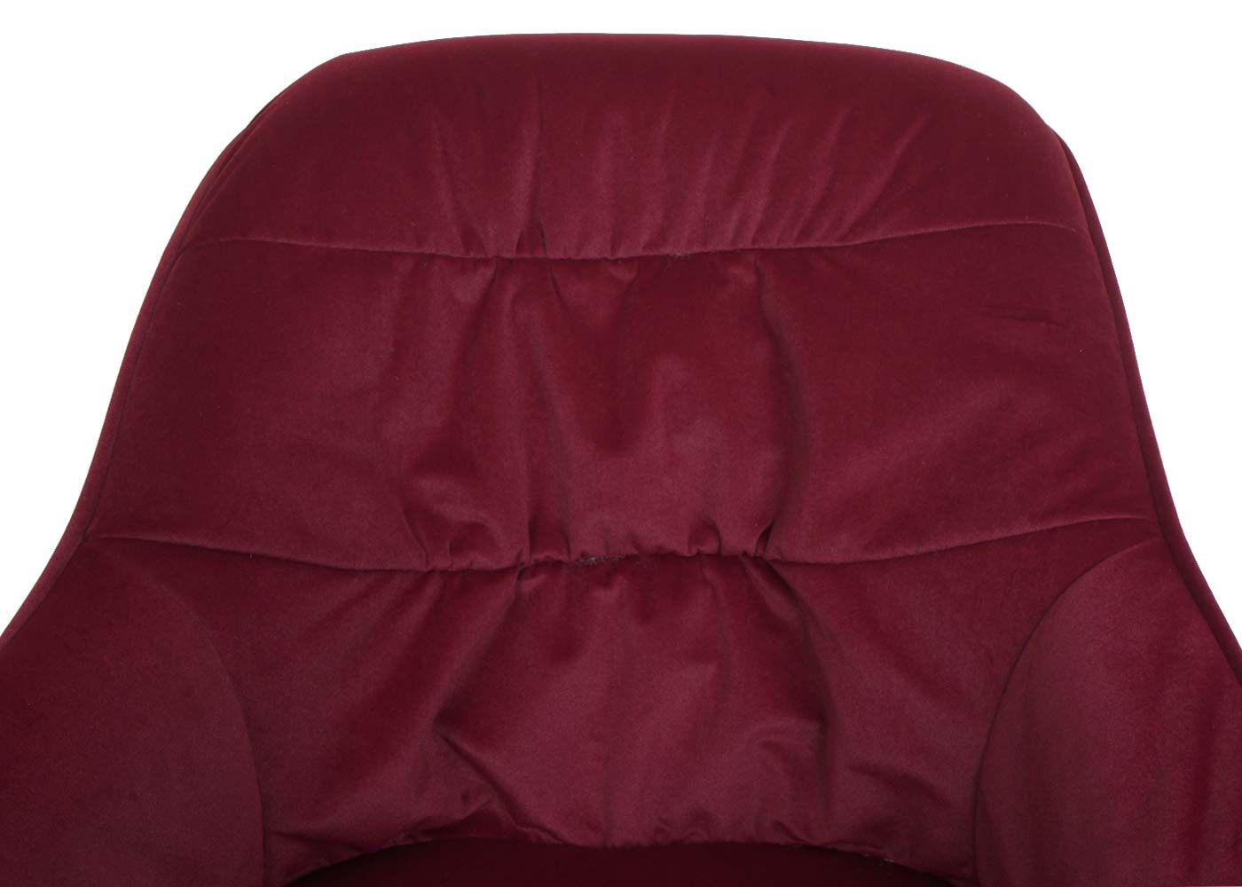 6er-Set Esszimmerstuhl MCW-K28, Küchenstuhl Polsterstuhl Stuhl mit Armlehne, drehbar, Metall ~ Stoff/Textil bordeaux