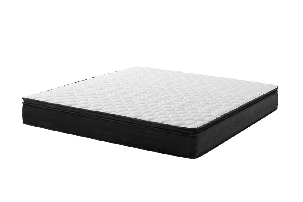 Design Matratze mit Topper CLOUD FLEX 180x200cm dunkelgrau Tonnentaschenfederkern H3-4