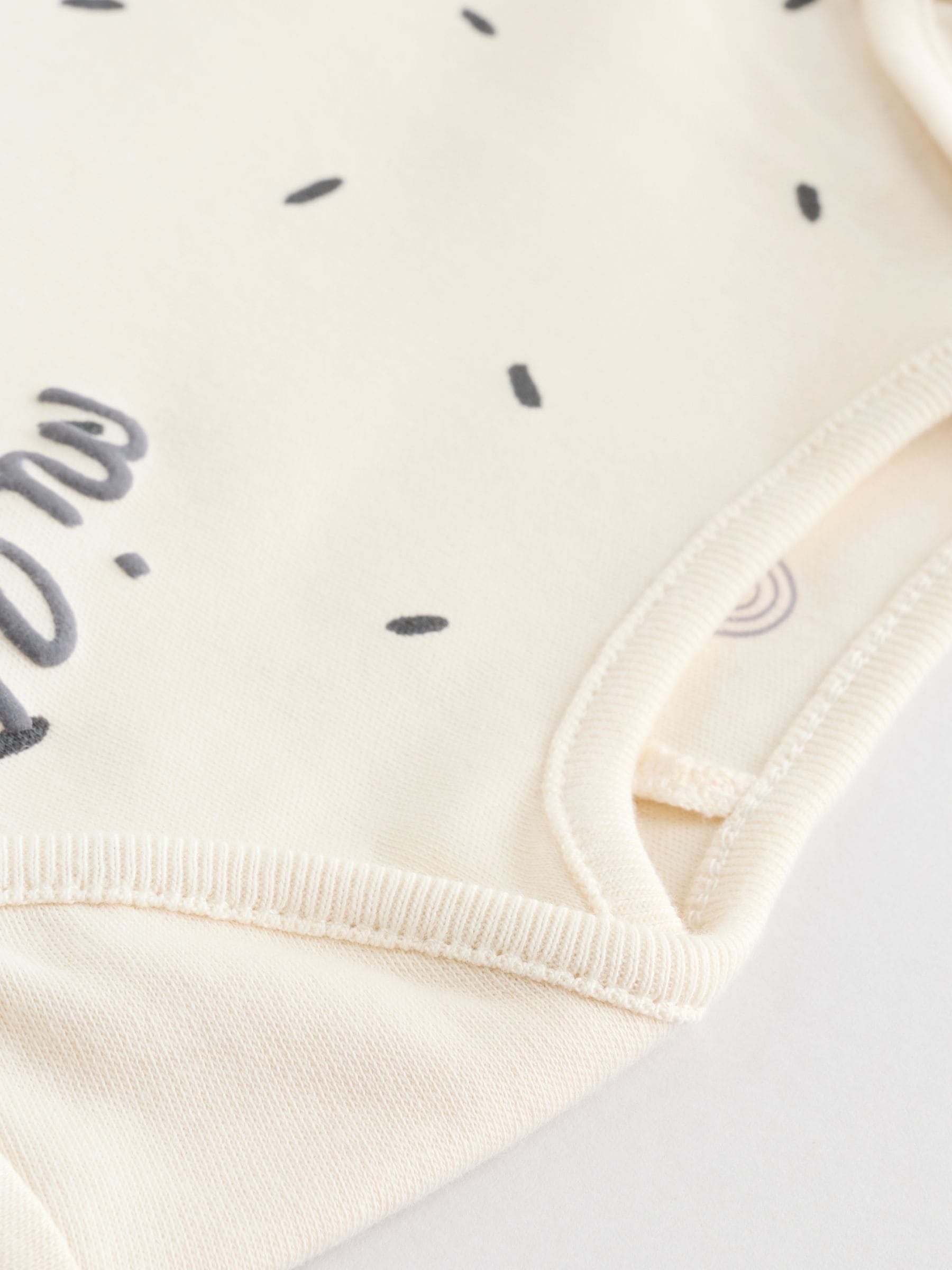 Monochroom - Set van 5 rompers met lange mouwen