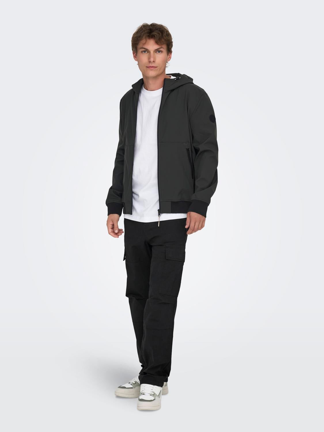 ONSRAY Locker geschnitten Hose Black