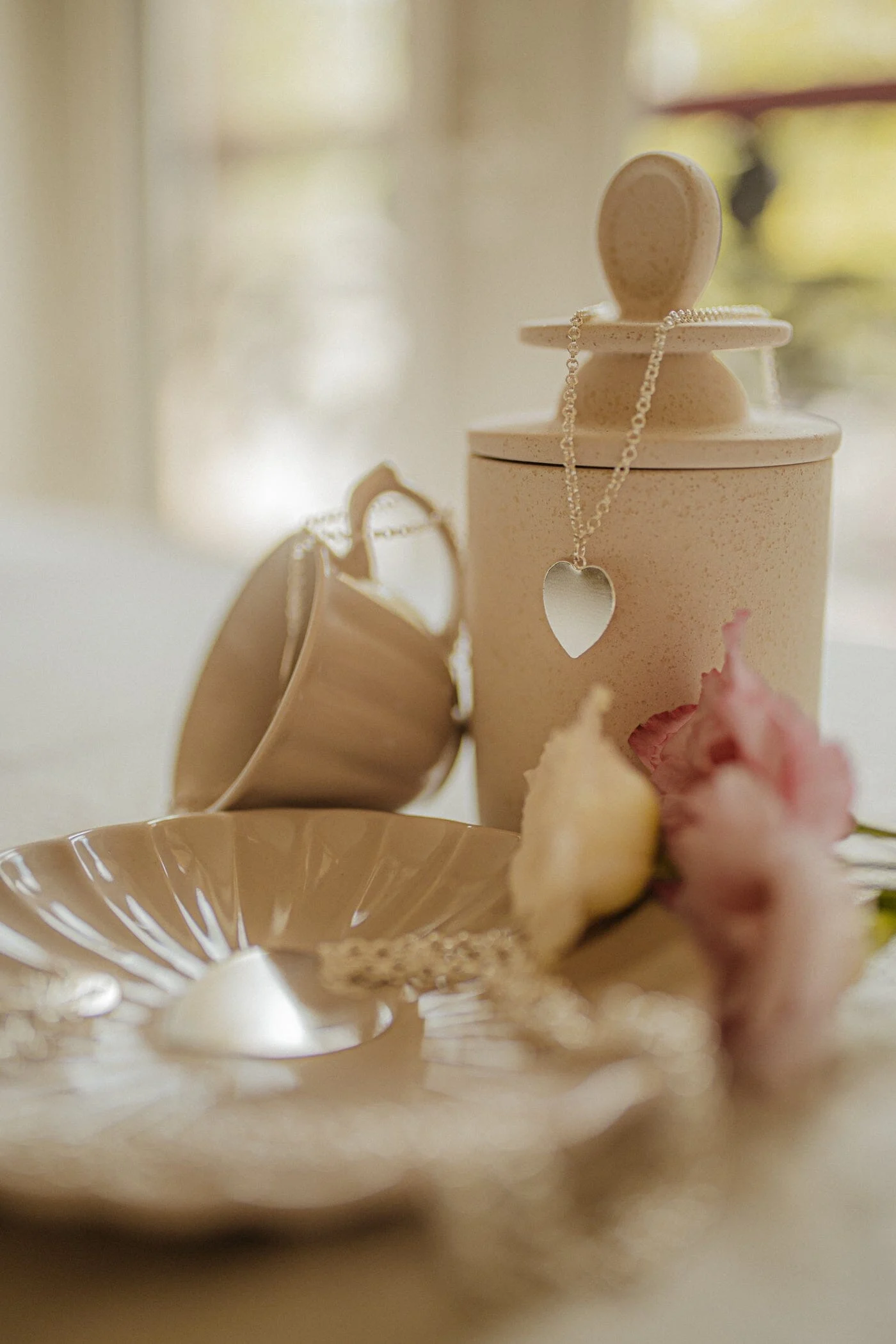 APHRODITE - Collier coeur doré à l'or fin | Argent