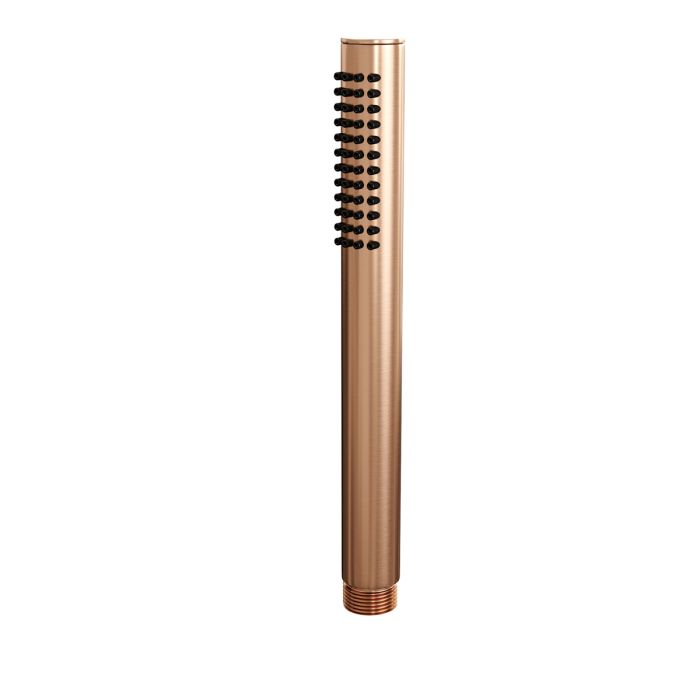 Brauer Copper Edition opbouw regendoucheset met staafhanddouche en hoofddouche 20cm koper geborsteld PVD