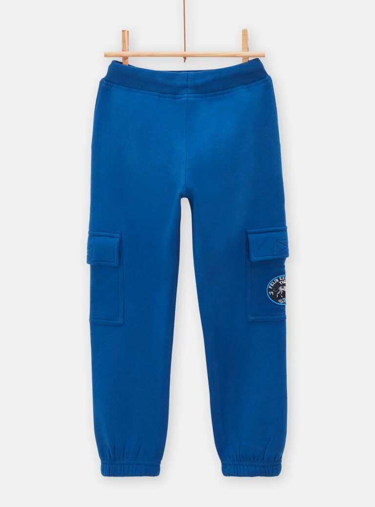 Jogging marine style cargo pour garçon