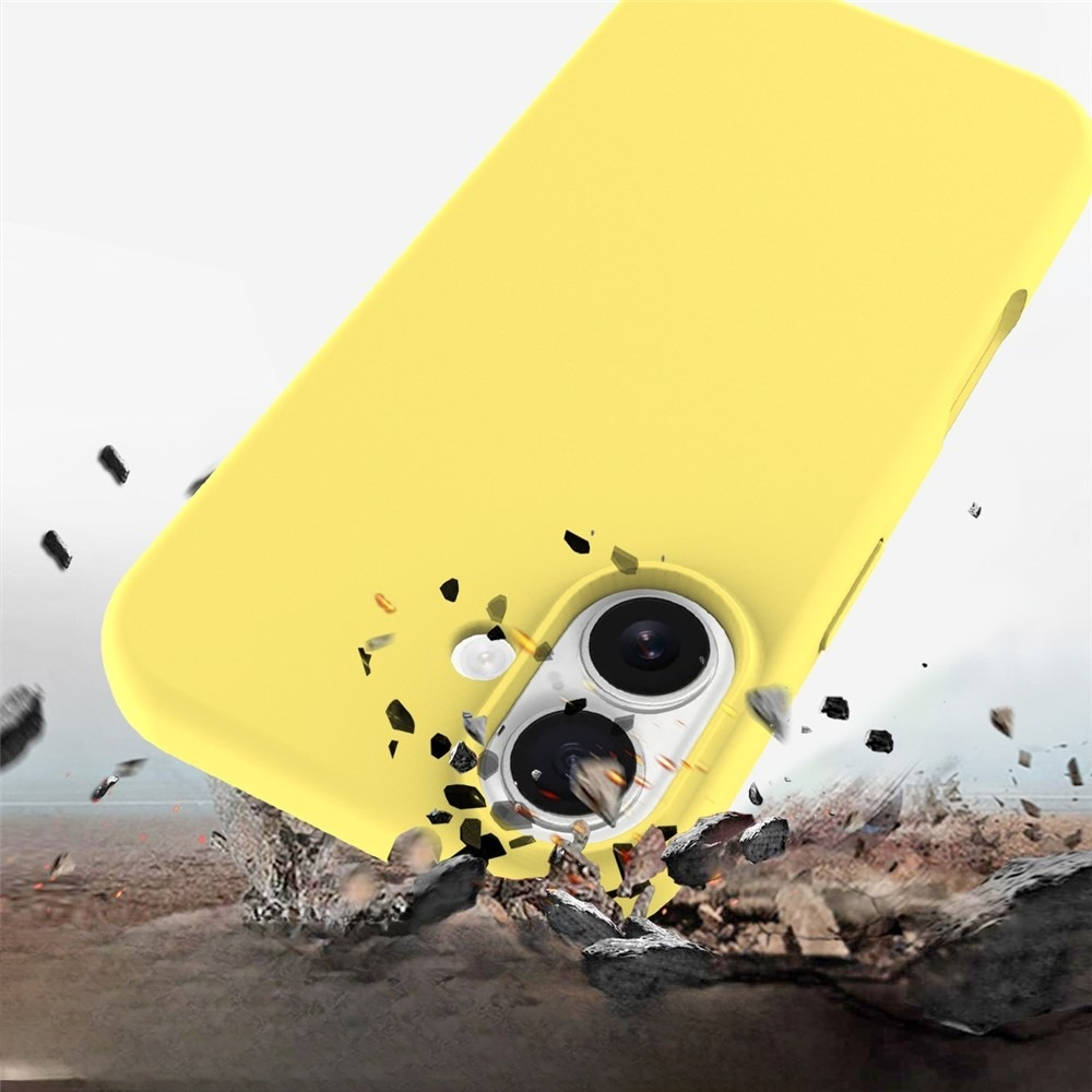 iPhone 17 Silikon Case Hülle - Gelb