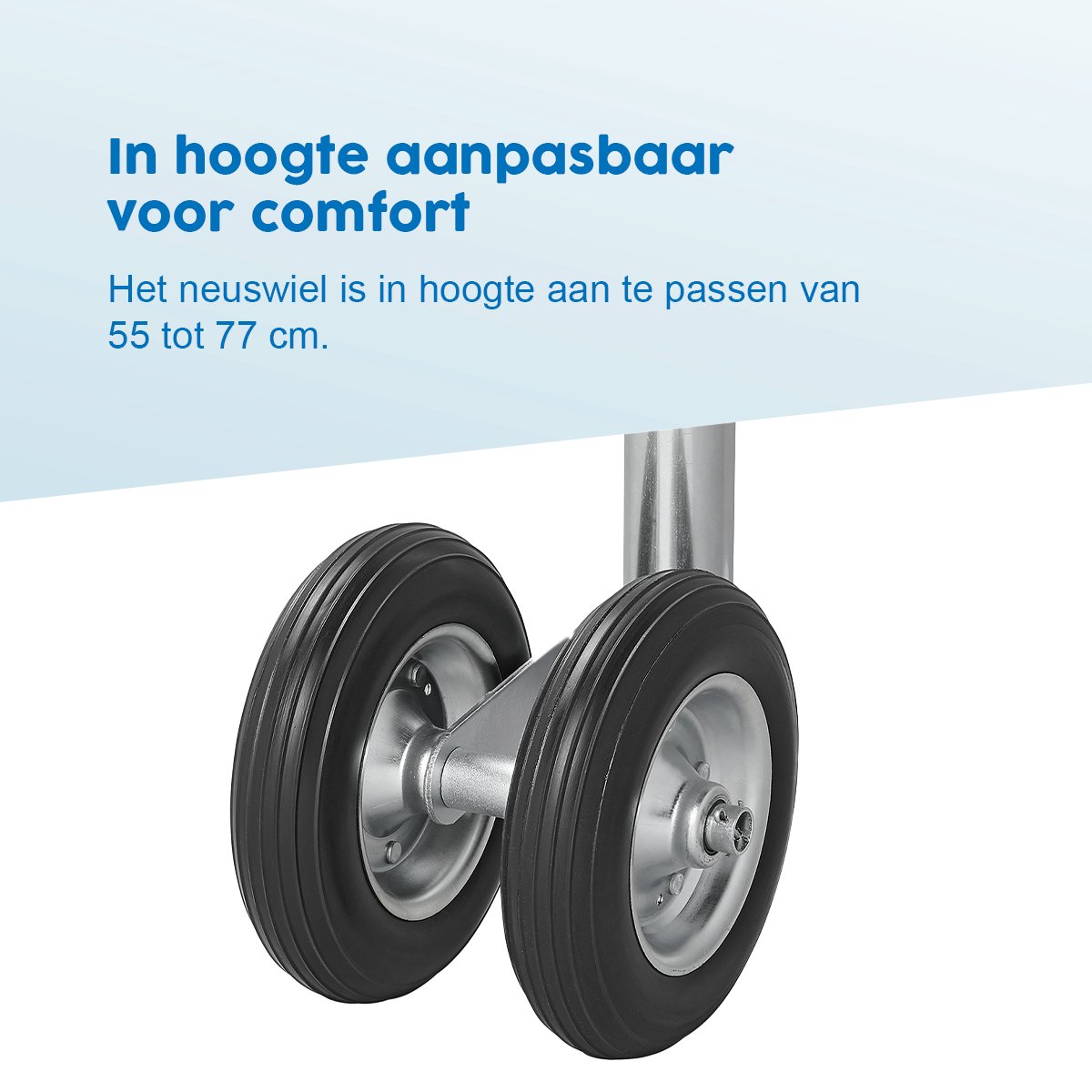 ProPlus Ø48 mm dubbel neuswiel - Ø200 x 50 mm