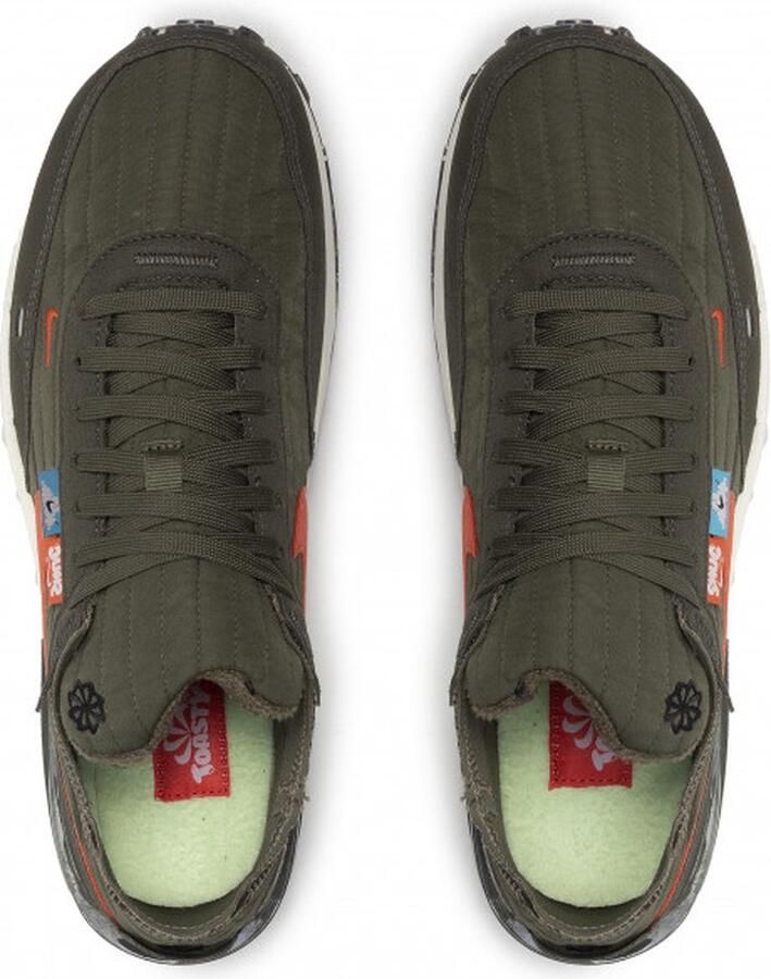 Nike Waffle One Premium Heren Medium Olive Sequoia Black Team Orange Heren