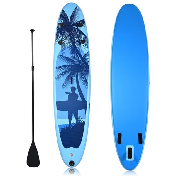 SUP Board Oppblåsbart Stand up Board Paddle Board Blå-L