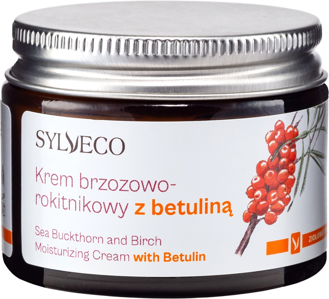 Sylveco  Sea Buckthorn and Birch Moisturizing Cream with Betulin, 50 ml