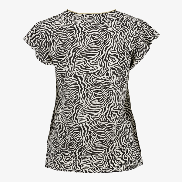 TwoDay dames top zwart met print