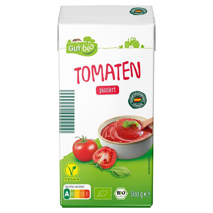 GUT BIO Bio-Tomaten passiert 500 g
