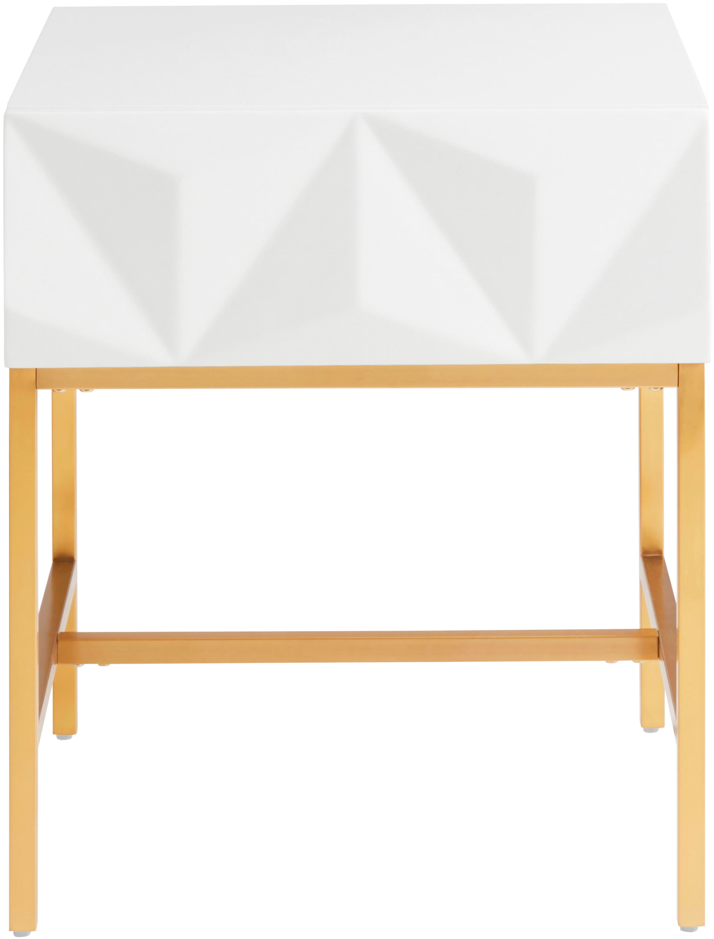 Leonique Beistelltisch »Minfi, TOPSELLER!, OTTOs Choice« Schublade mit 3D-Front, auch als Nachttisch geeignet, Breite 50 cm