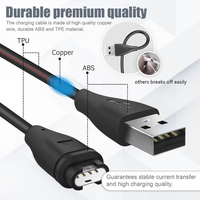 Universal oplader til Garmin ure