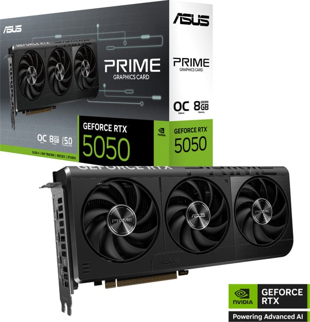 ASUS GeForce RTX 5050 8GB PRIME OC grafikkort