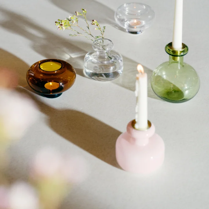Marimekko - Fyr Kerzenhalter, misty grey