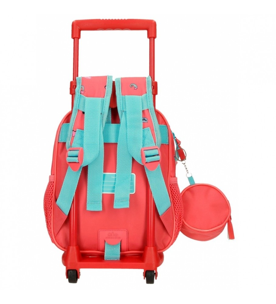 Joumma Bags Mochila Guardera Minnie Lovin Life com carro rosa
