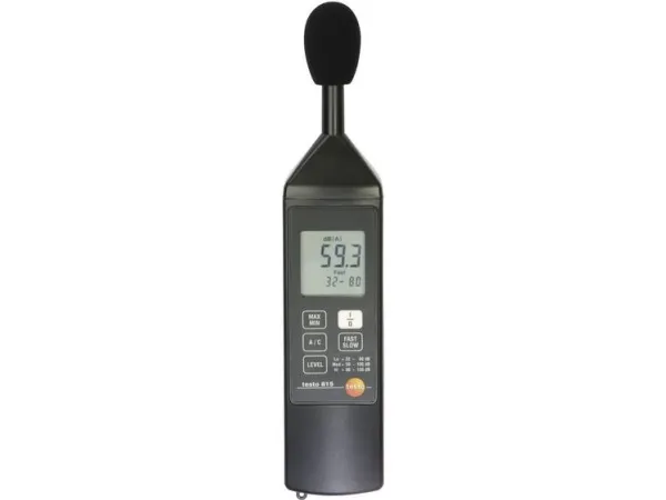 Testo 815, Digital, A-vægt, C-weighting, Hurtig, Langsom, 32 - 130 dB, 1 dB, 0,1 dB