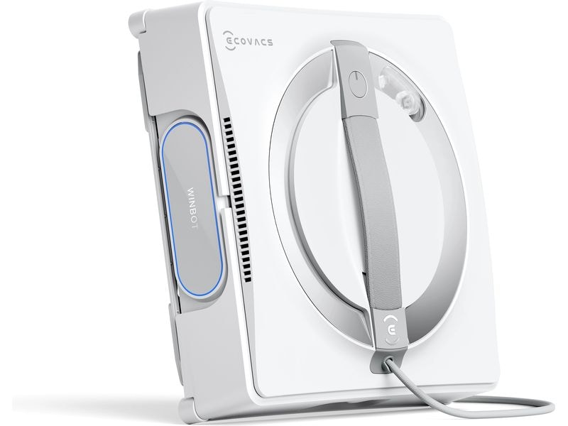 Ecovacs Fensterputzroboter Winbot W2 Pro Omni Grau/Weiss Intelligente Fensterreinigung mit innovativer Technologie für streifenfreie Sauberkeit
