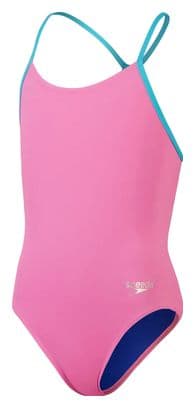 Maillot de Bain Enfant 1 pièce ECO  Solid Lane Line Rose/Bleu