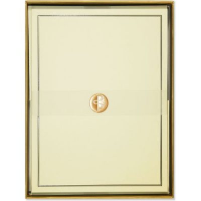 Black Border Letter Writing Set
