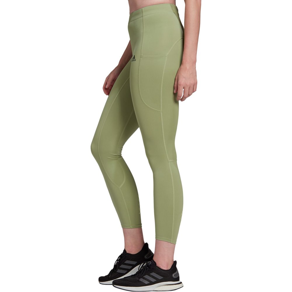 adidas FastImpact Running 7/8-Tights Damen magic lime