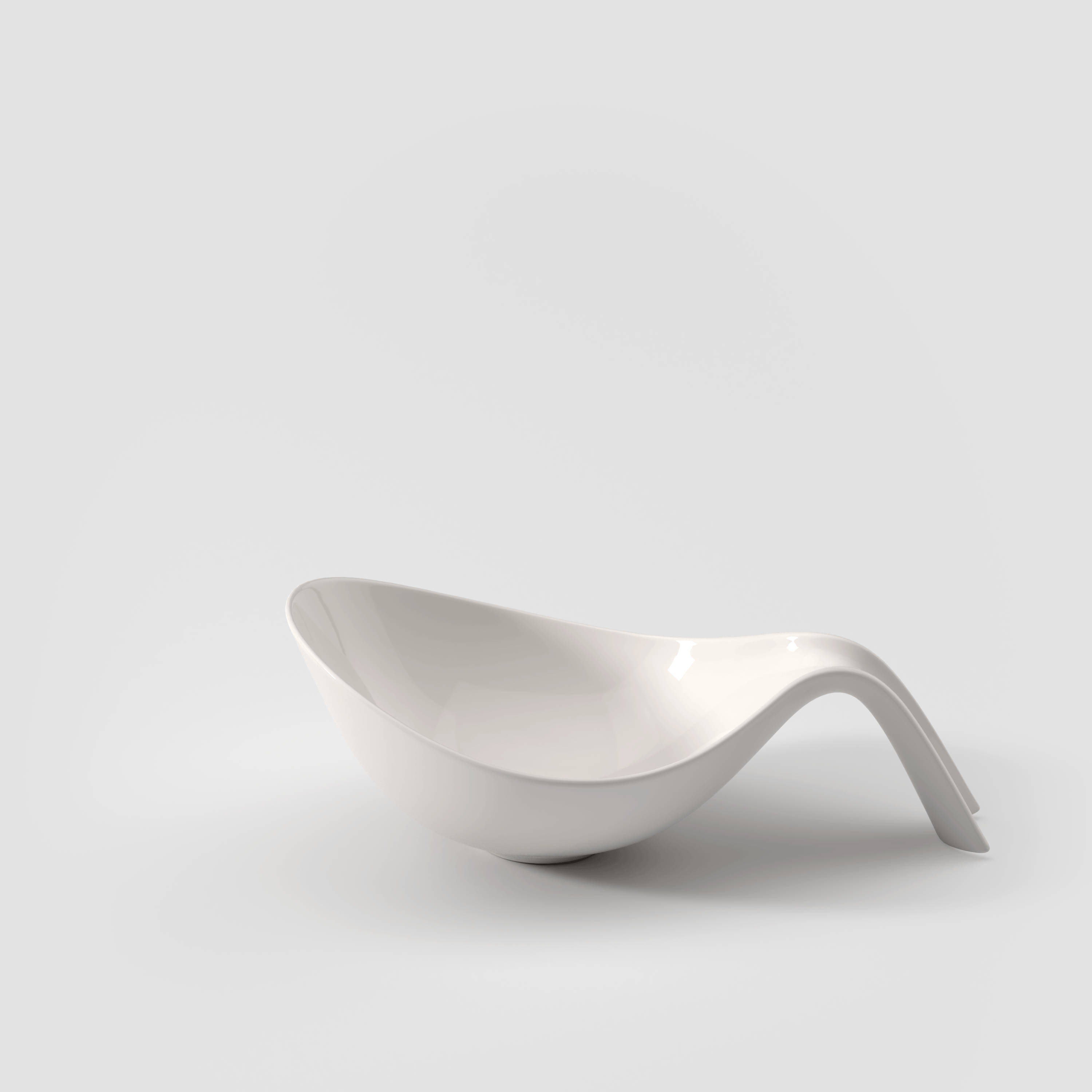 Flow Tureen White, 47.4 oz, Premium Porcelain