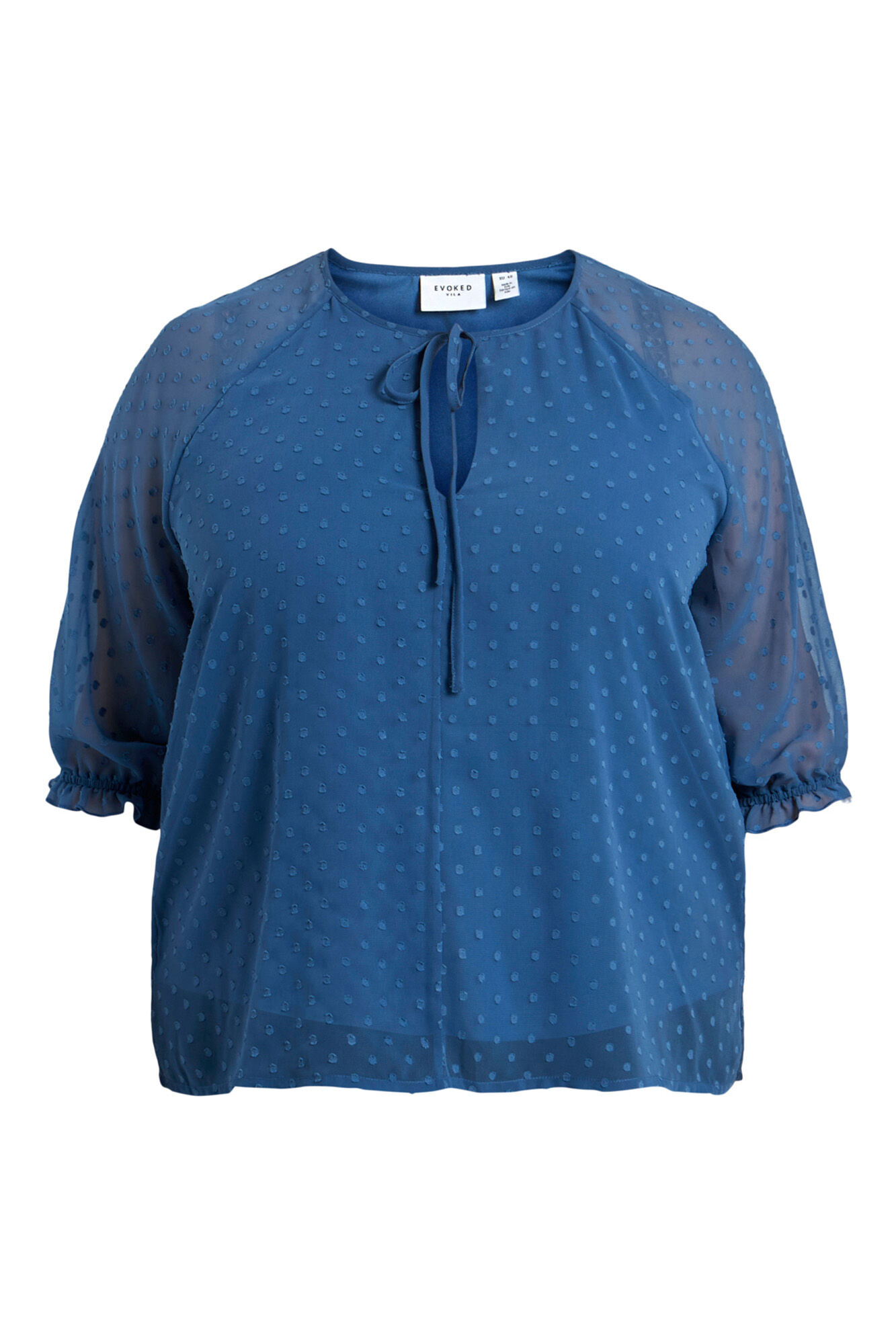 Blusa Plumetti de manga curta - Azul