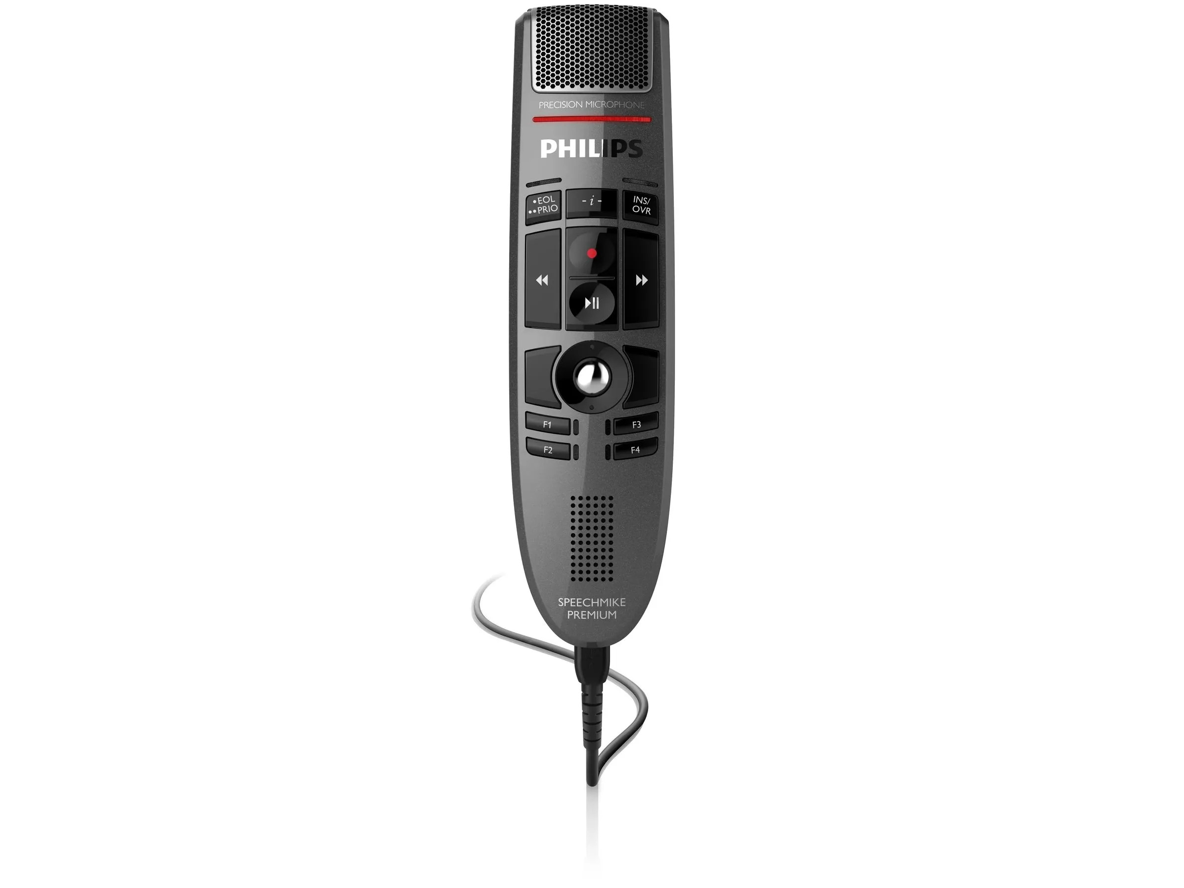 Philips SpeechMike Premium USB LFH3500 - Højttalermikrofon - mørk perle grå