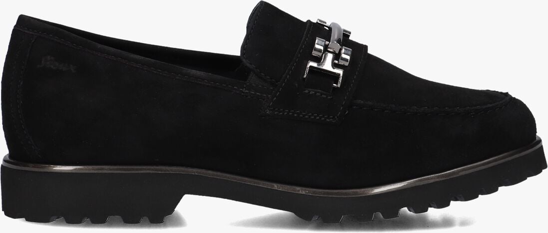 zwarte sioux loafers meredith