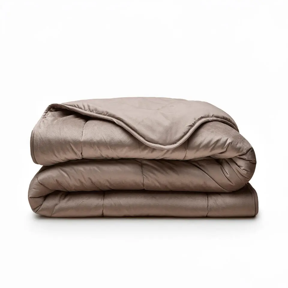 Dekbed zonder Overtrek Velvet 240x200 – Superzacht & Wasbaar – Taupe