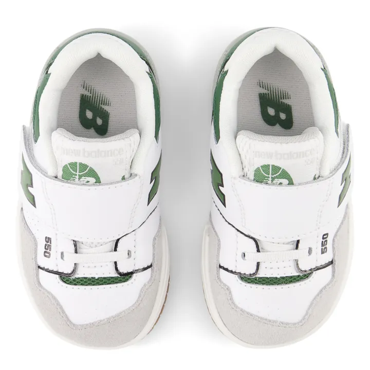 New Balance Baskets Lacets et Scratchs 550 | Vert