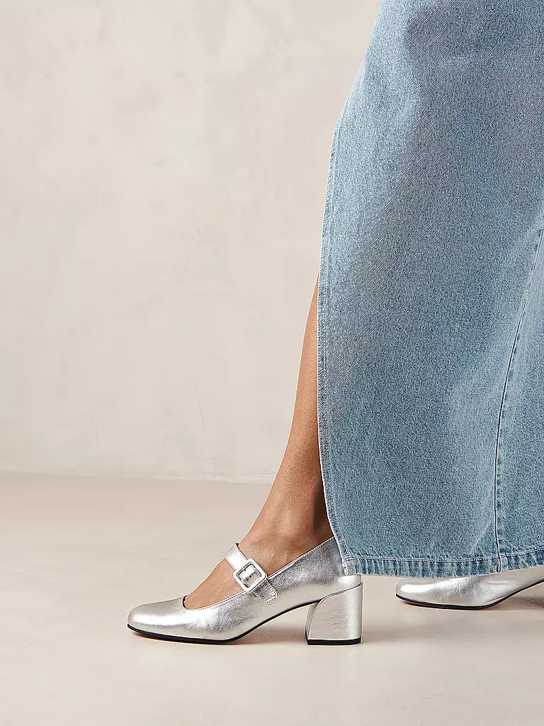 ALOHAS Pumps LEAH silber