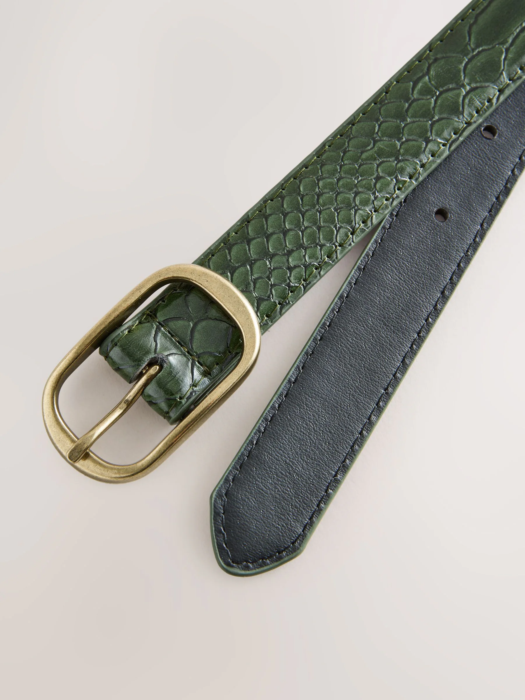 Kakigroen - Croc Effect Regular PU Belt