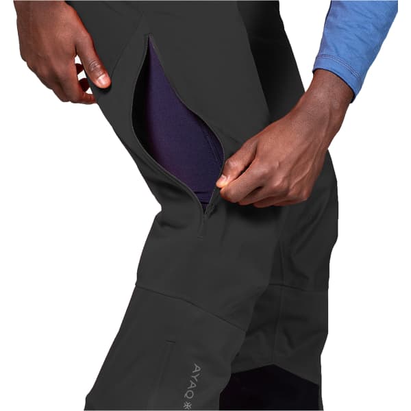 Pantalon ski de randonnée AYAQ NUNATAK HYBRID PANTS M BLACK STORM