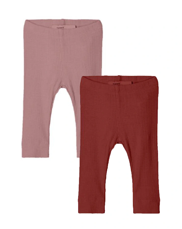 Leggings NBFKABEX 4er-Pack in Rocky Road