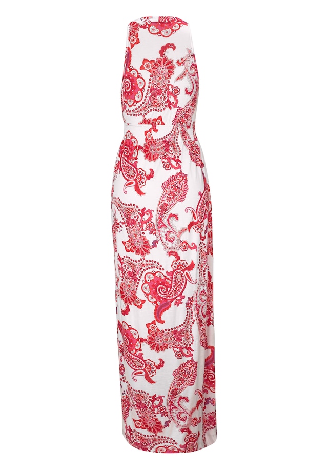 LASCANA Maxikleid mit verstellbarem Ausschnitt, Sommerkleid, Strandkleid
