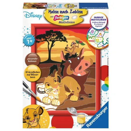 Ravensburger Malen nach Zahlen Disney Der König der Löwen