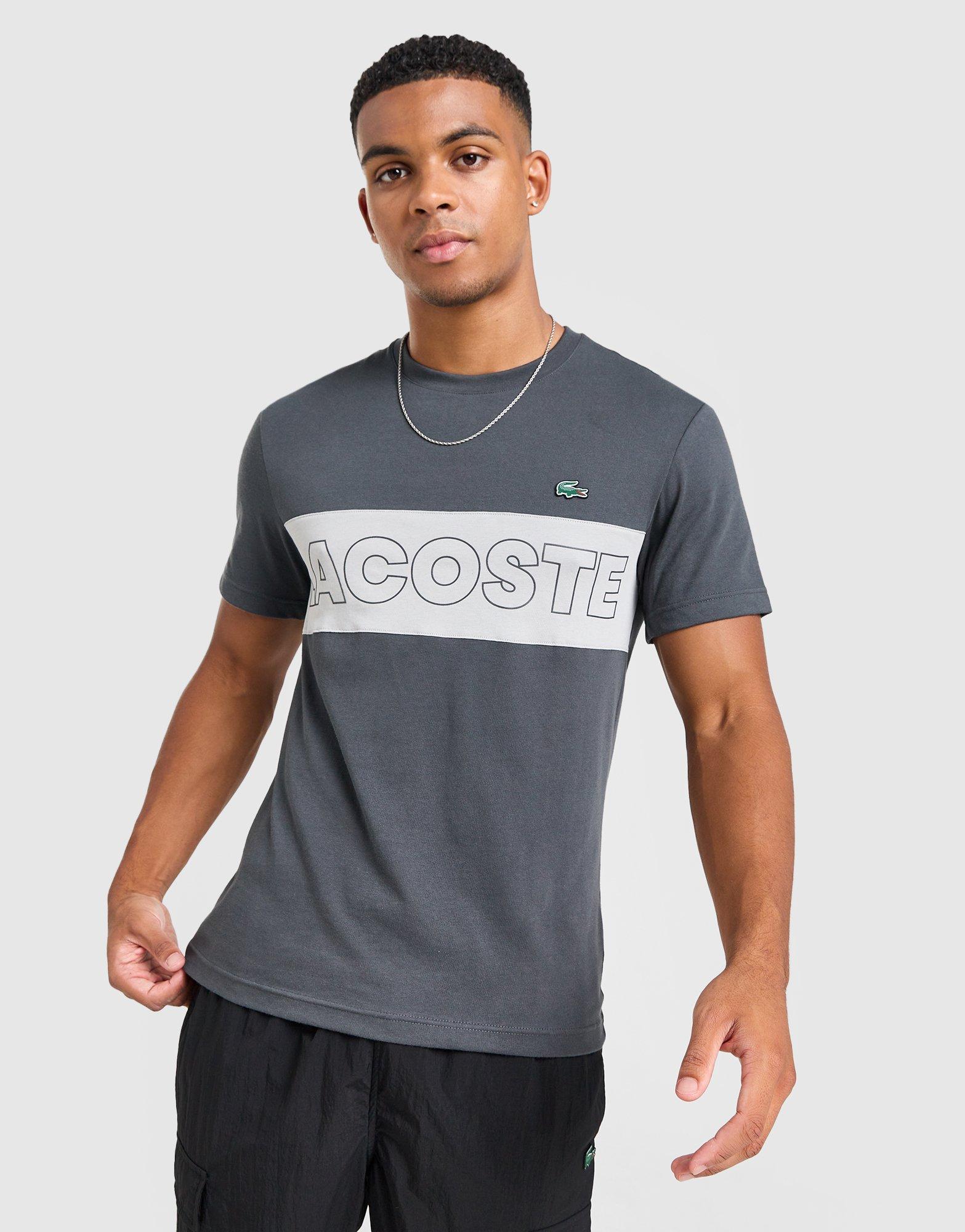 Lacoste T-shirt Colour Block Branded Homme